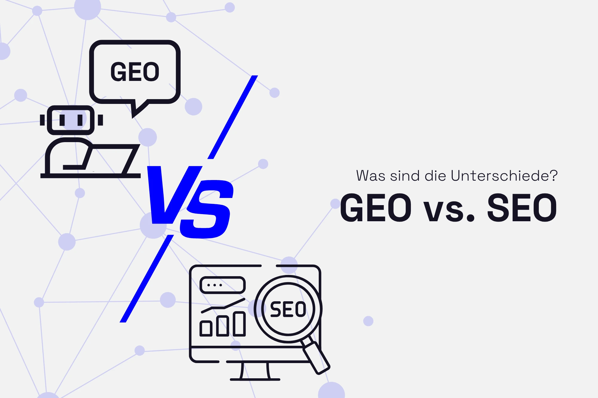 Titelbild GEO vs SEO