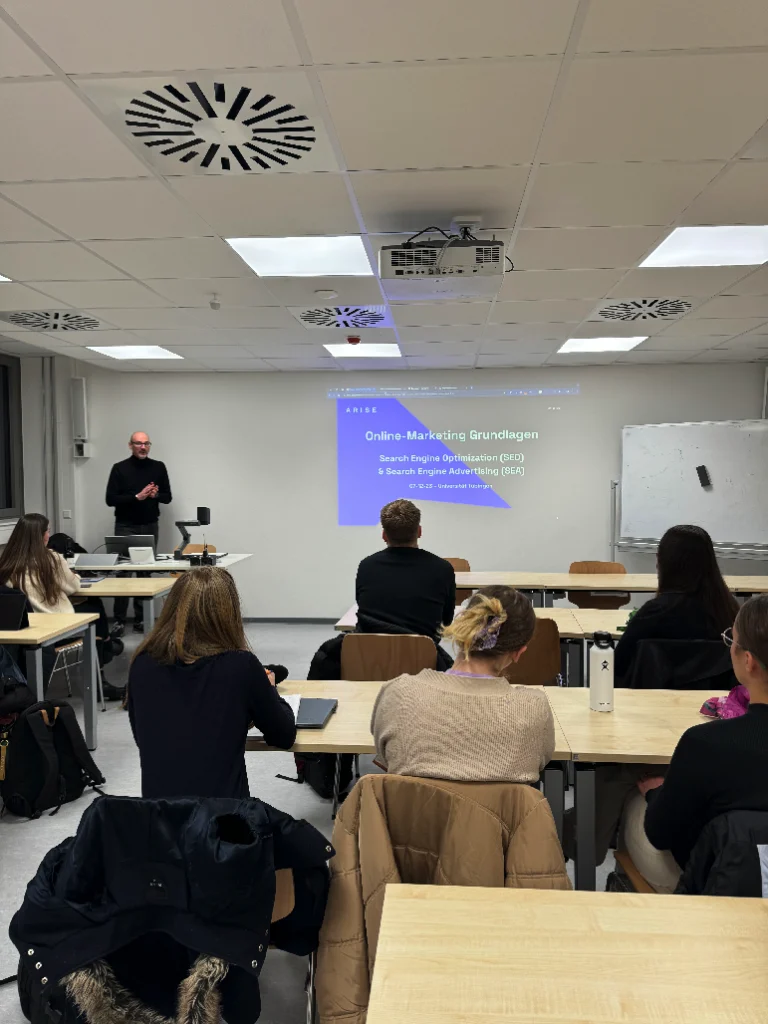 Online Marketing Grundlagen an der UNI Tübingen (Bild: Christian Benkner/privat)