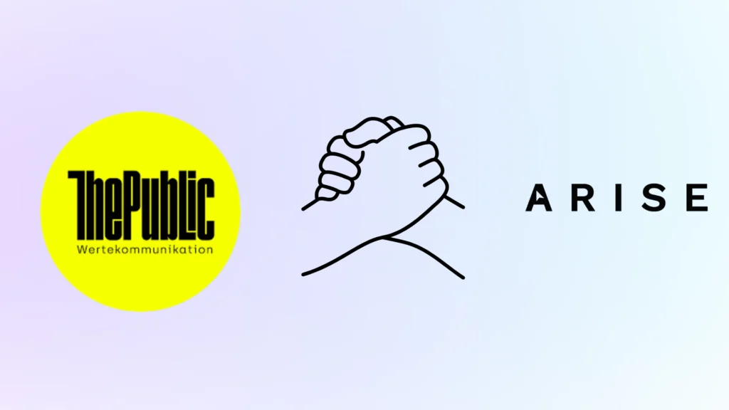 Zusammenarbeit thepublic und ARISE